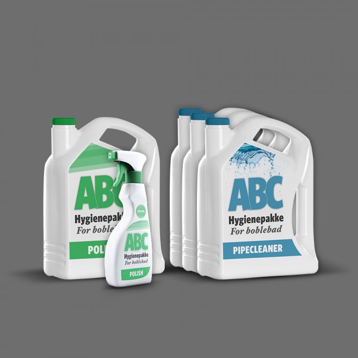 ABC hygiene pakke 3 år - til boblebad