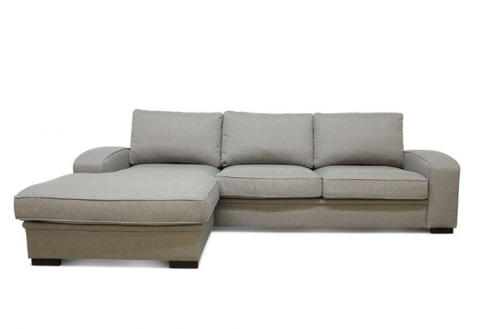 Grimstad D3 sofa med sjeselong - Beige 