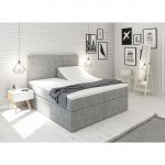 Premium regulerbar seng 160x200 - lys grå