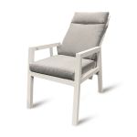 Jamaica recliner stol i hvit aluminium