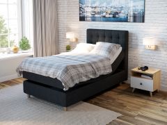 Comfort regulerbar seng 120x200 - antrasitt